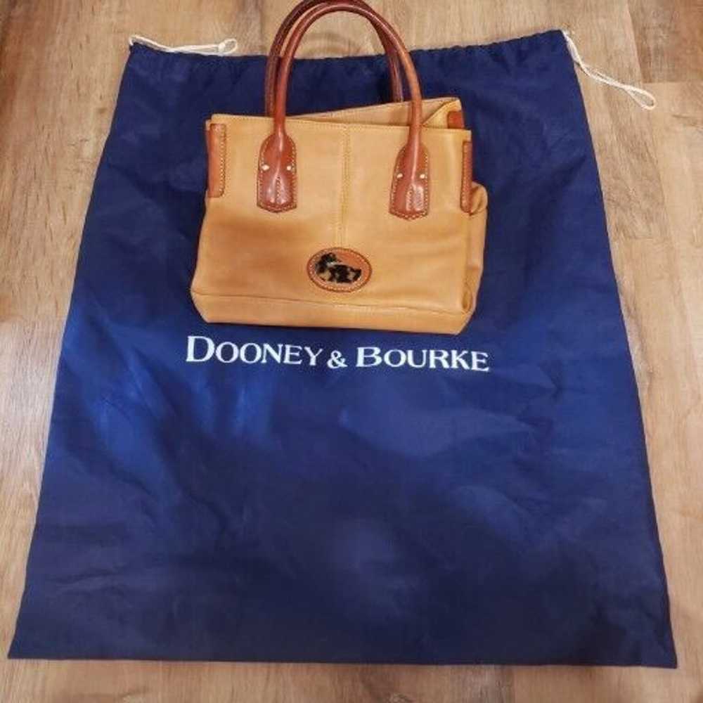 Dooney & Bourke Tote Leather Champ w/ Tortoise Sh… - image 2