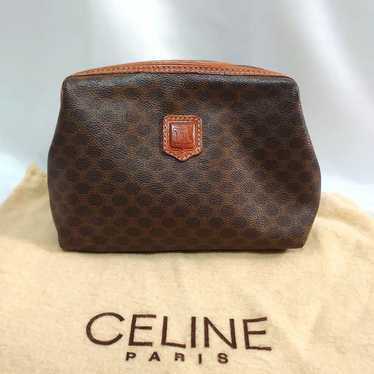 CELINE Macadam Pattern Pouch.