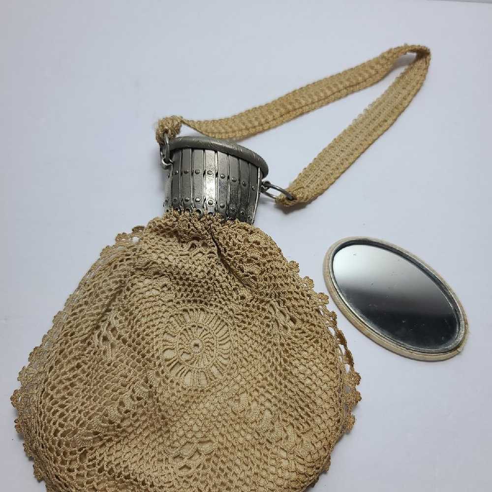 Beautiful vintage knitted purse - image 1