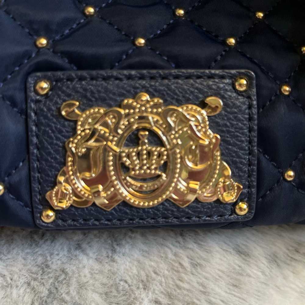 Vintage, navy blue juicy couture purse - image 9