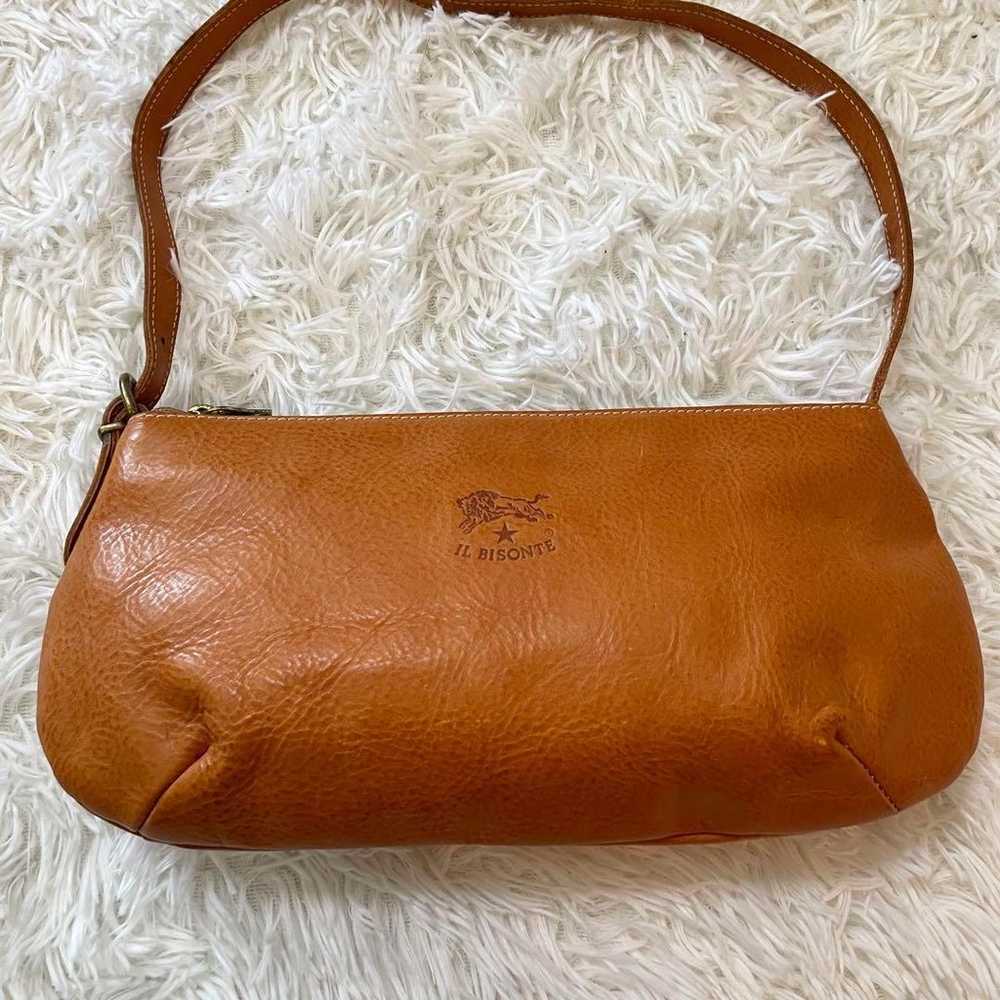 【Excellent Condition】IL BISONTE Shoulder Bag Acce… - image 2