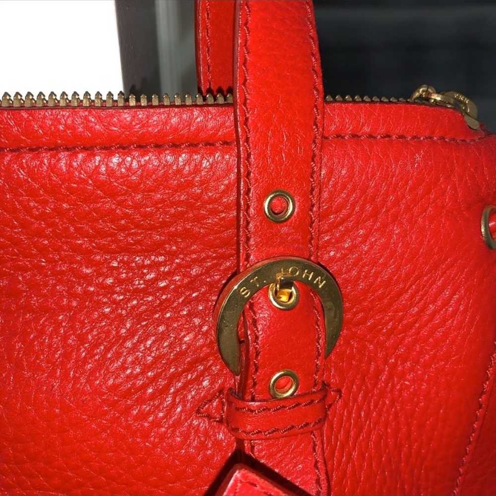 st john red purse - image 5