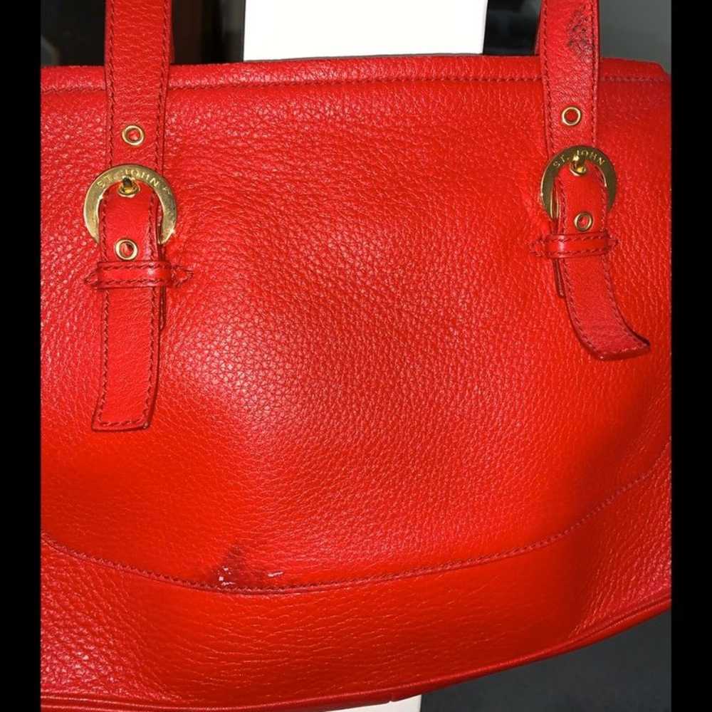 st john red purse - image 6