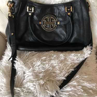 Authentic Tory Burch pebbled leather cro