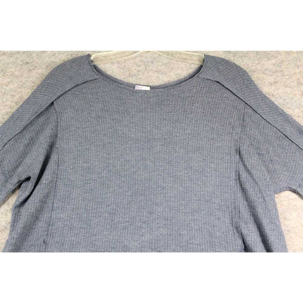 HIGH Alya Shirt Size Small Thermal Waffle Long Sl… - image 3