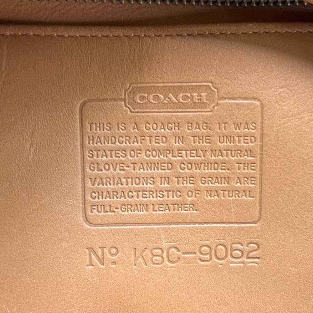 COACH Mambo Honey Golden Tan Silver Small Vintage… - image 6