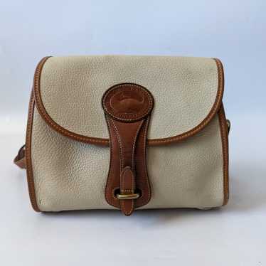 Vintage 90s Dooney and Bourke all cheapest weather leather pebbled Essex crossbody