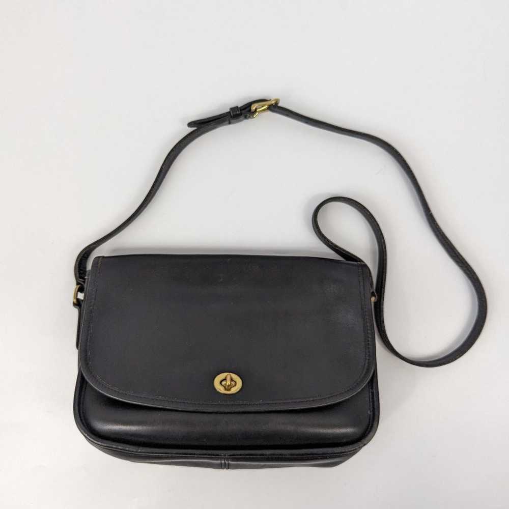 Coach 90s Black Vintage city bag - image 2