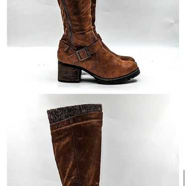 Crown Vintage Women Bessie Brown Suede Comfortable