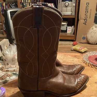 Nocona Boots Men's Legacy Western 2024 Boots Tan Square Toe Handcrafted USA Size 8.5D