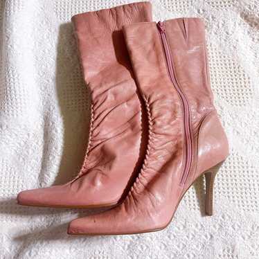 Steve Madden Teaze Vintage Boots Blush Pink Stile… - image 1