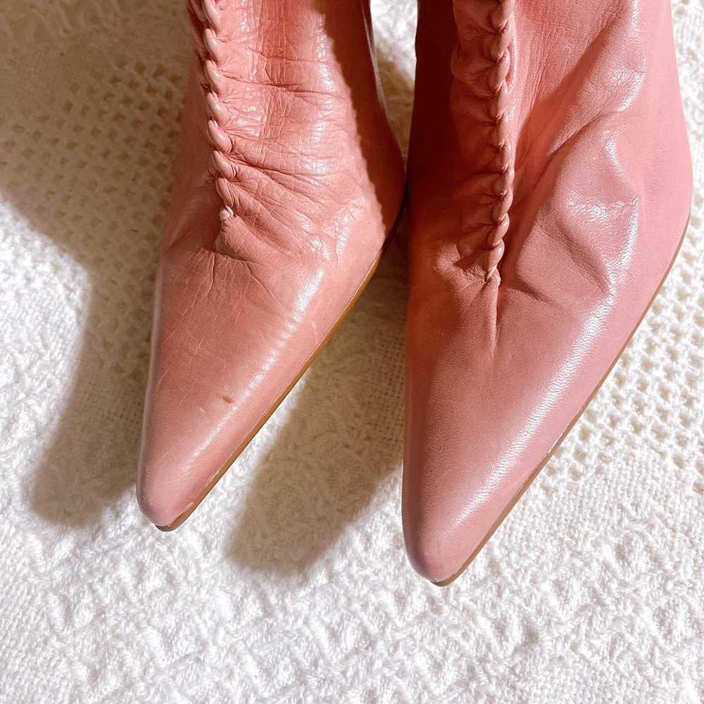 Steve Madden Teaze Vintage Boots Blush Pink Stile… - image 4