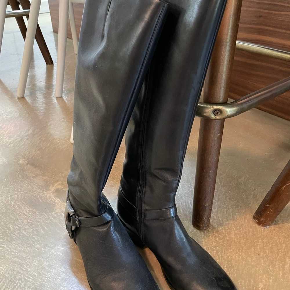 Via spiga tall leather boots size 7.5 - image 2