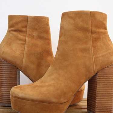 Steve Madden Suede High Heel Boots Women Size 7 - image 1