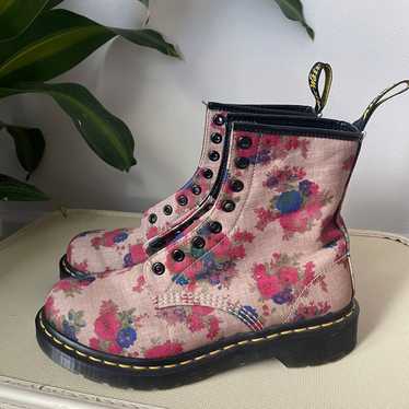 Dr. Martens | Castel Boot | Taupe Vintage Bouquet… - image 1