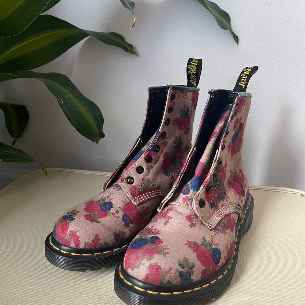 Dr. Martens | Castel Boot | Taupe Vintage Bouquet… - image 2