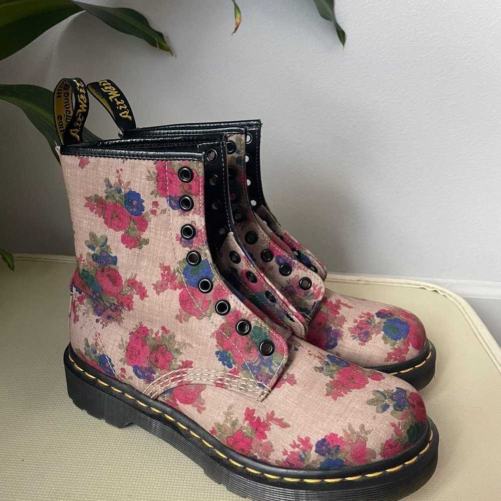 Dr. Martens | Castel Boot | Taupe Vintage Bouquet… - image 3