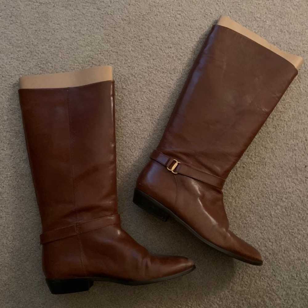 Vintage Leather boots size 9 - image 2