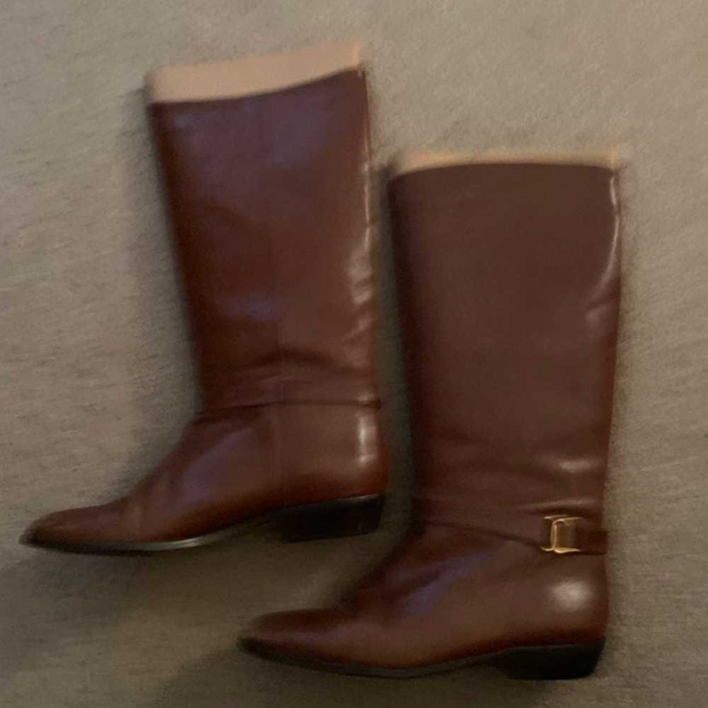 Vintage Leather boots size 9 - image 3