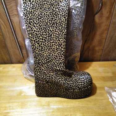 Cheetah print boots by 9 & Co. - image 1