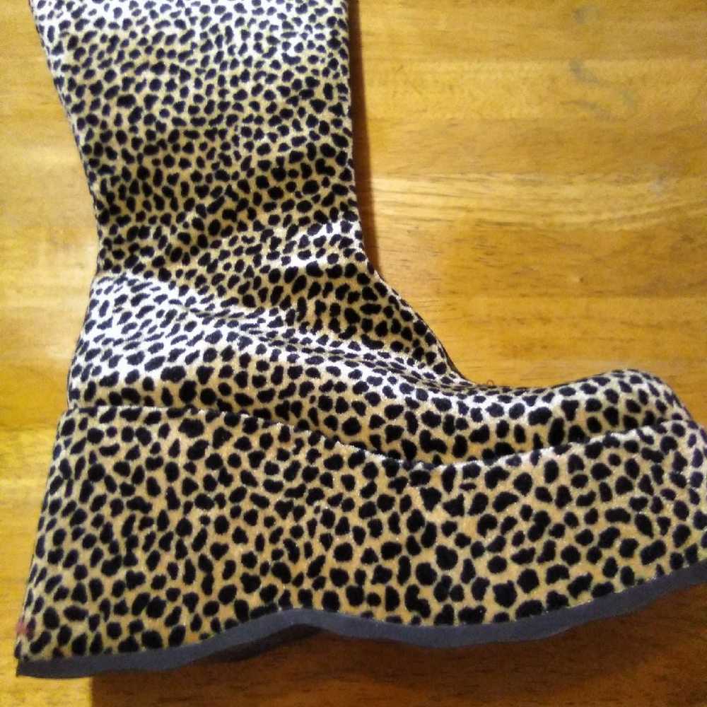 Cheetah print boots by 9 & Co. - image 4