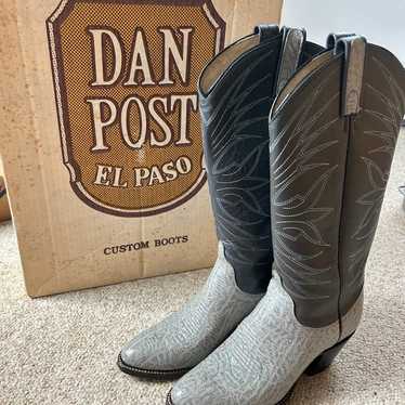 Vintage Dan Post size 5 Grey Antelope Women's Cust