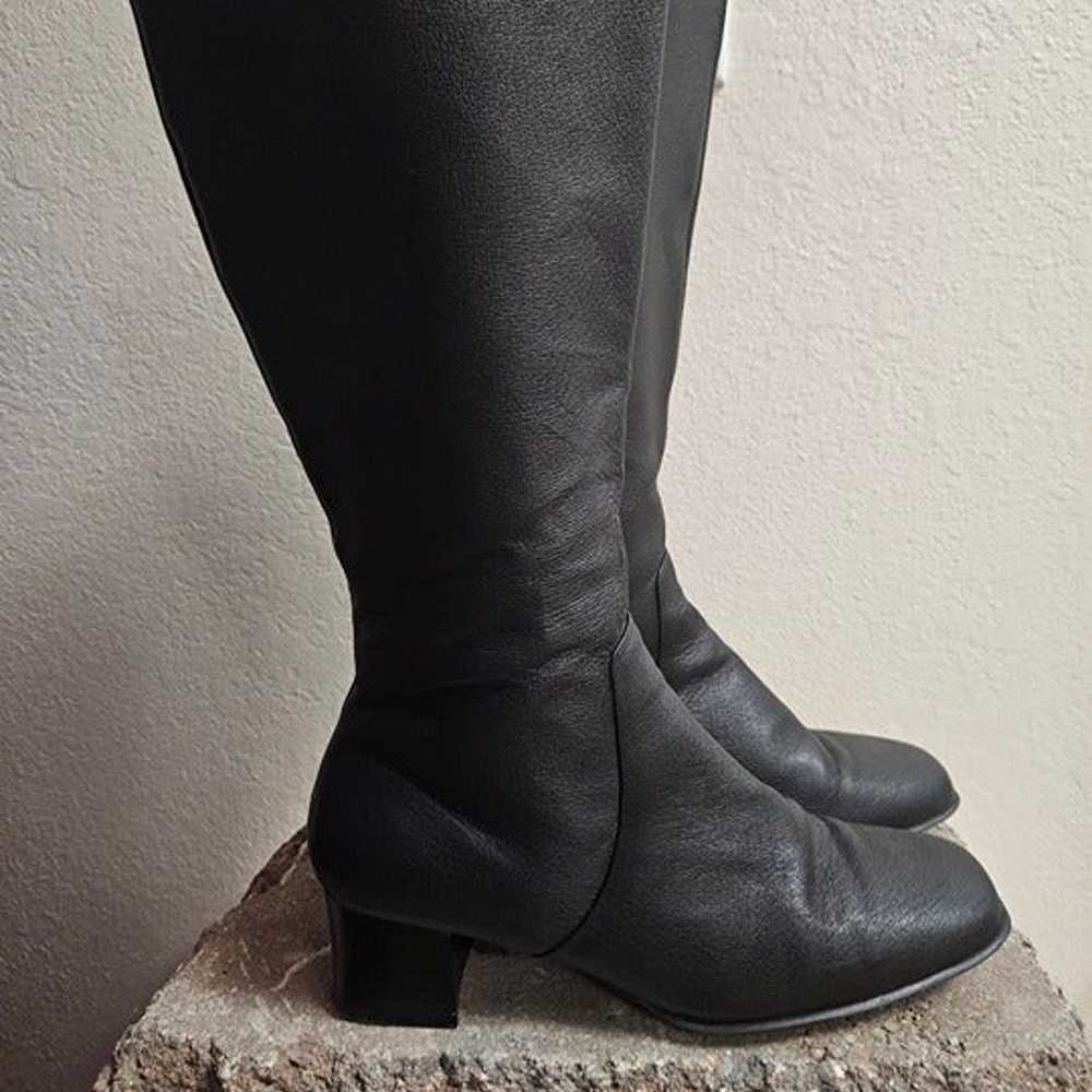 SIZE 10 WHITE STAG Black Tall Boots INVPV2055 - image 1