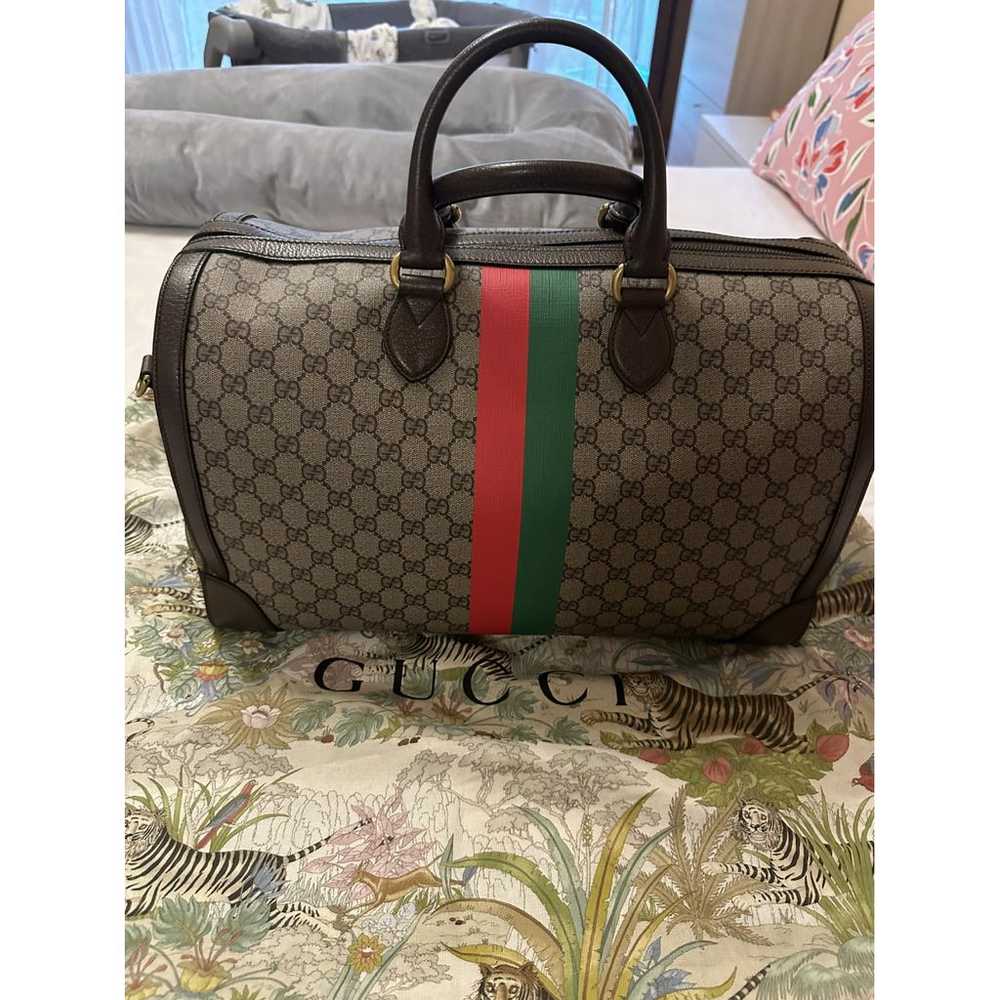 Gucci Ophidia leather weekend bag - image 8