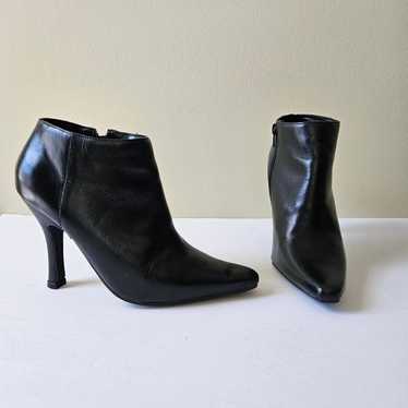 Vintage Y2K Chinese Laundry Black Leather Pointed… - image 1