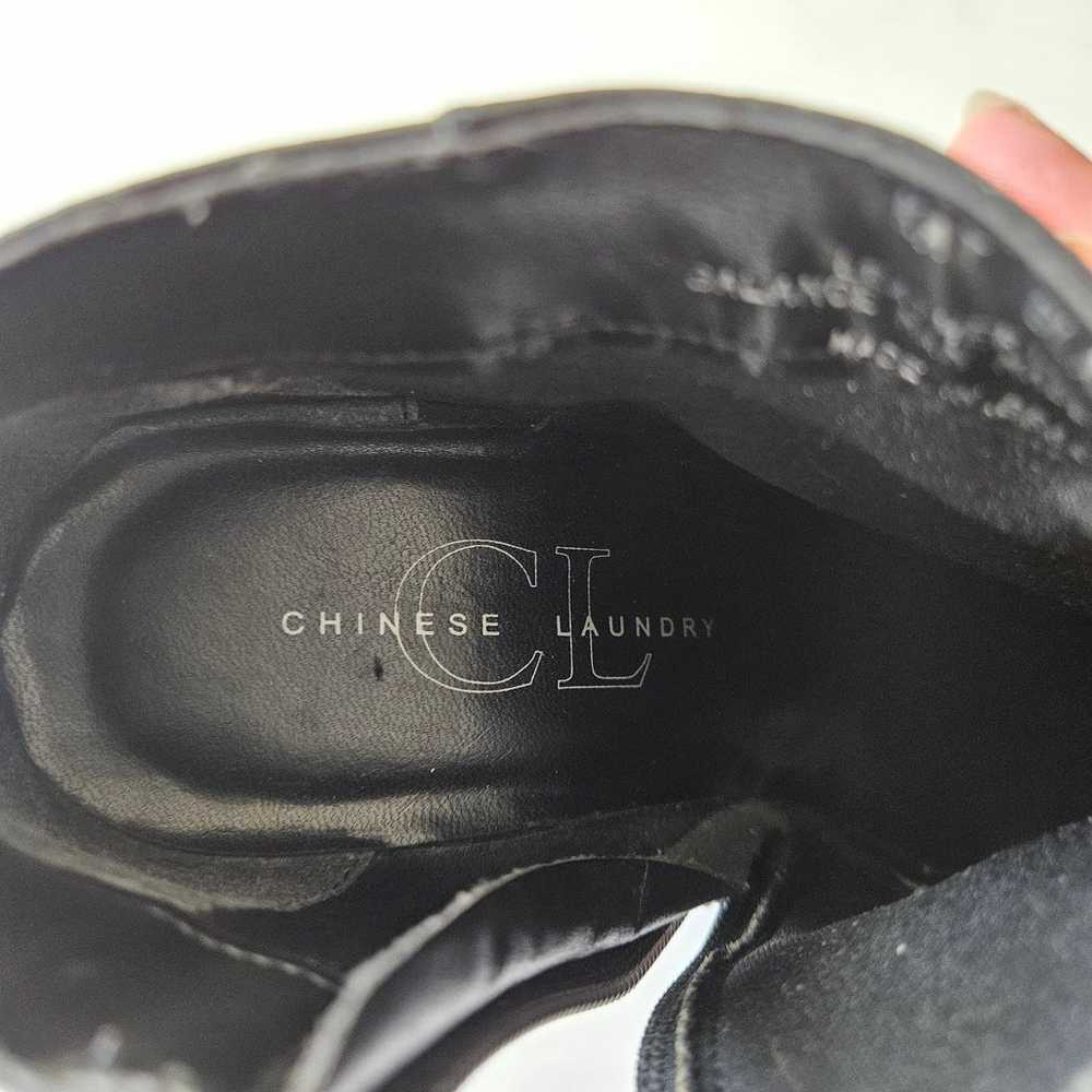 Vintage Y2K Chinese Laundry Black Leather Pointed… - image 7