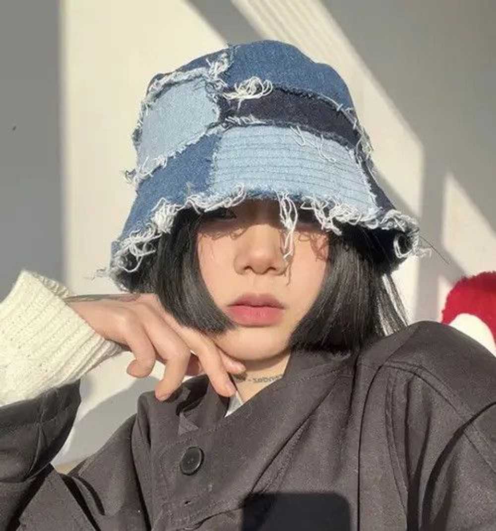 Hat × Japanese Brand × Streetwear Patchwork Denim… - image 2