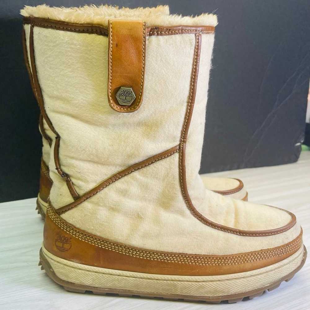 Timberland Hallam Mukluk angora 2007 size 7M vint… - image 2