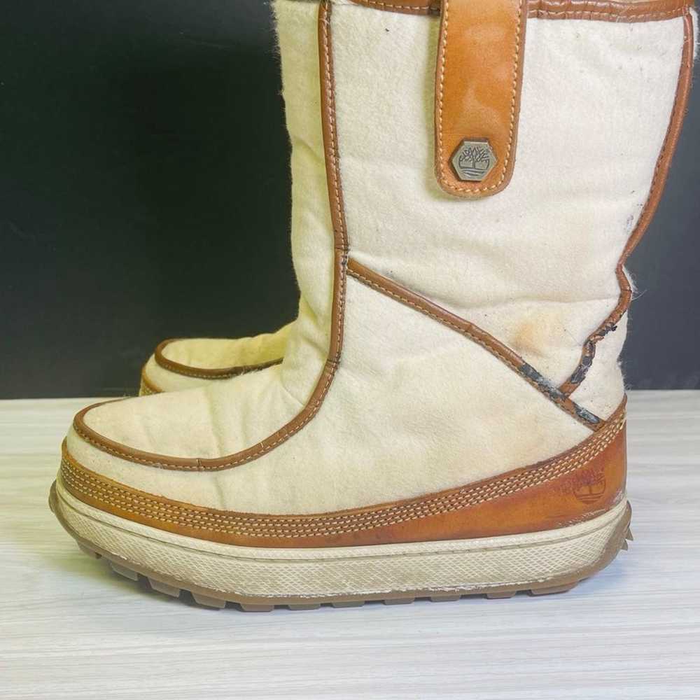 Timberland Hallam Mukluk angora 2007 size 7M vint… - image 7