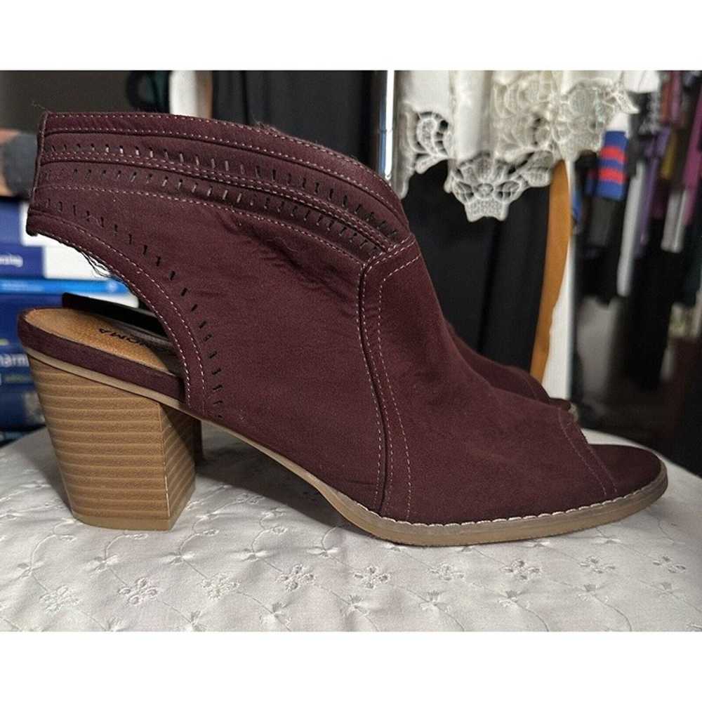 Sonoma Goods Boots Women’s Size 11 Burgundy Suede… - image 3