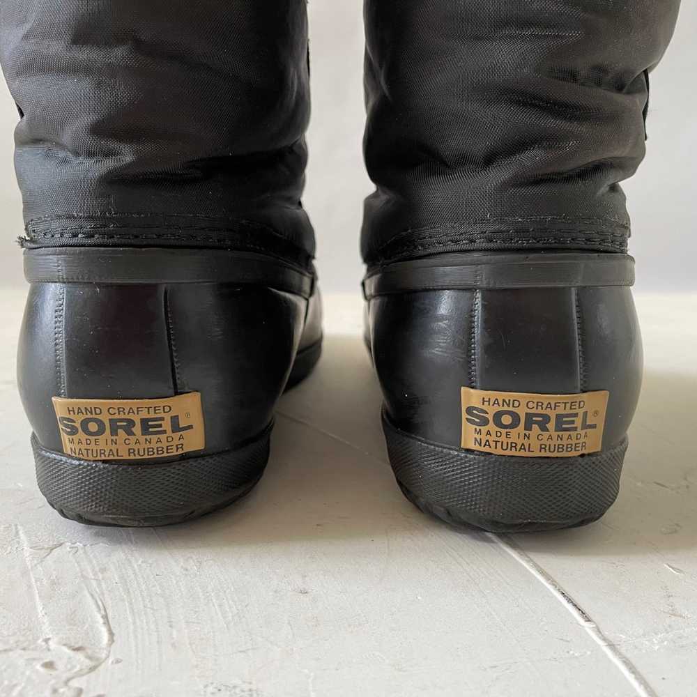 Vintage Sorel Kaufman 90s Women Sz 8 Black Ankle … - image 10