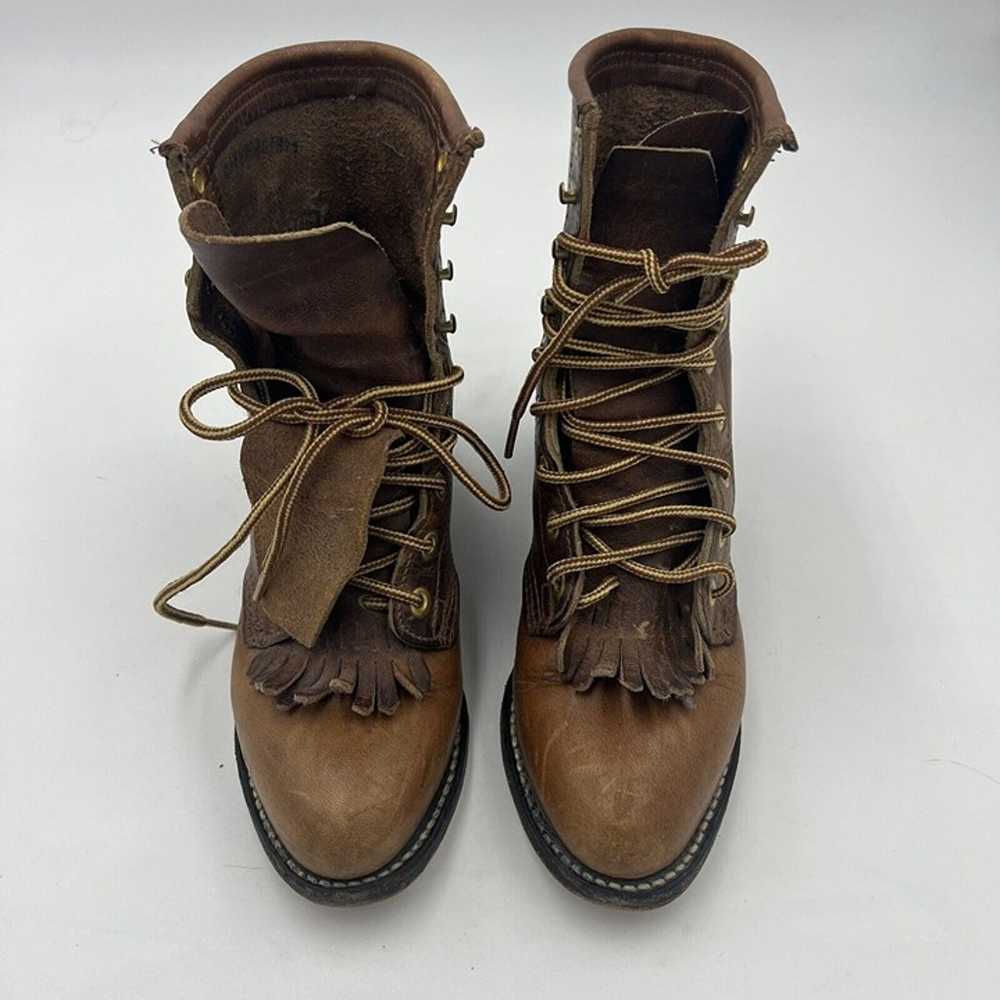 Vintage Women’s Biltrite Leather Lace Up Cowboy B… - image 1