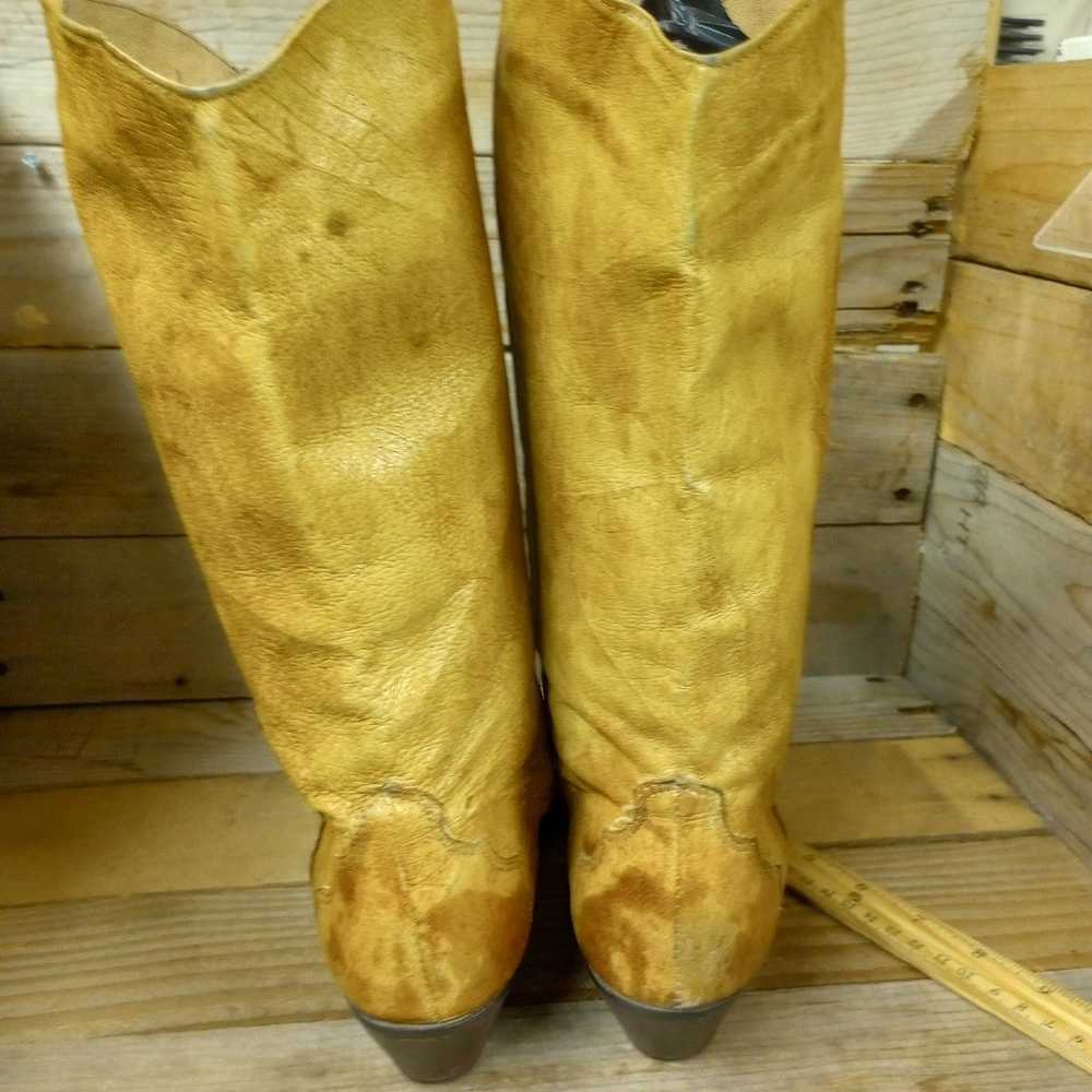 Vintage Dingo Women's Boots US Size 9M Cream Tan … - image 3