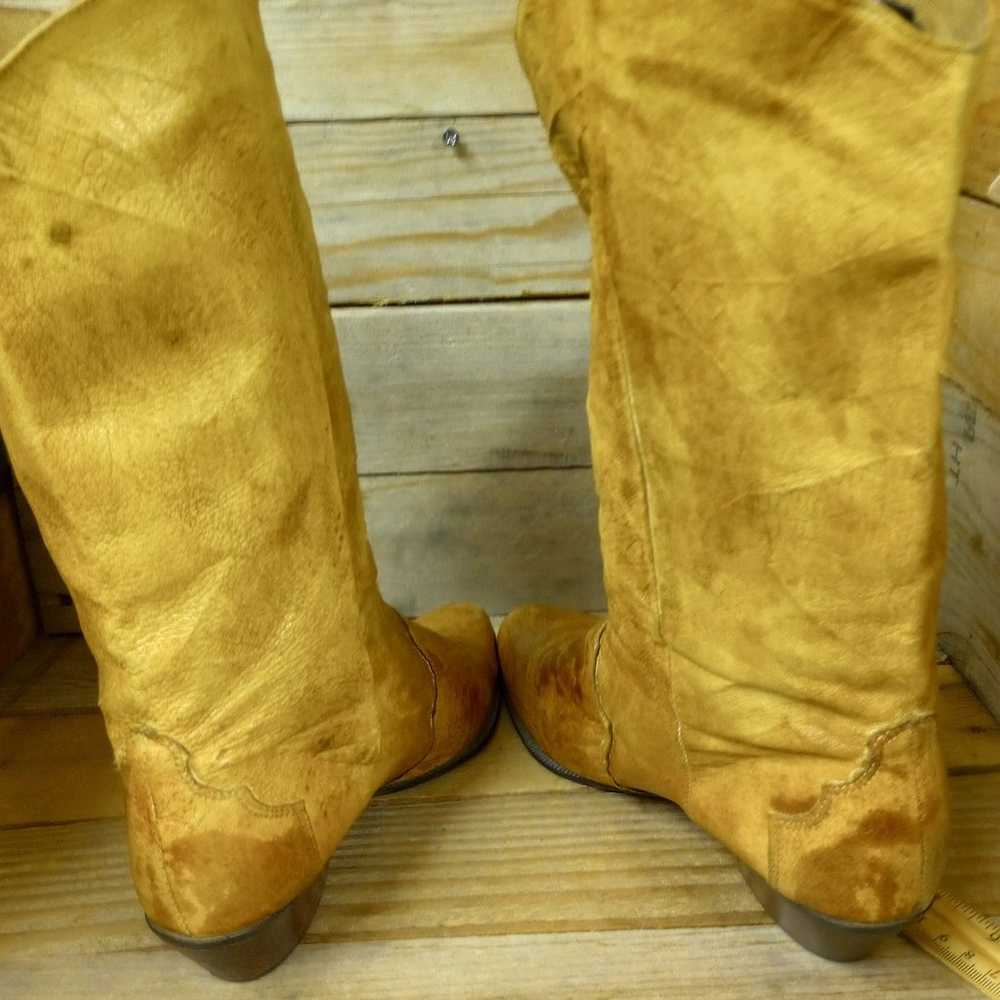 Vintage Dingo Women's Boots US Size 9M Cream Tan … - image 4