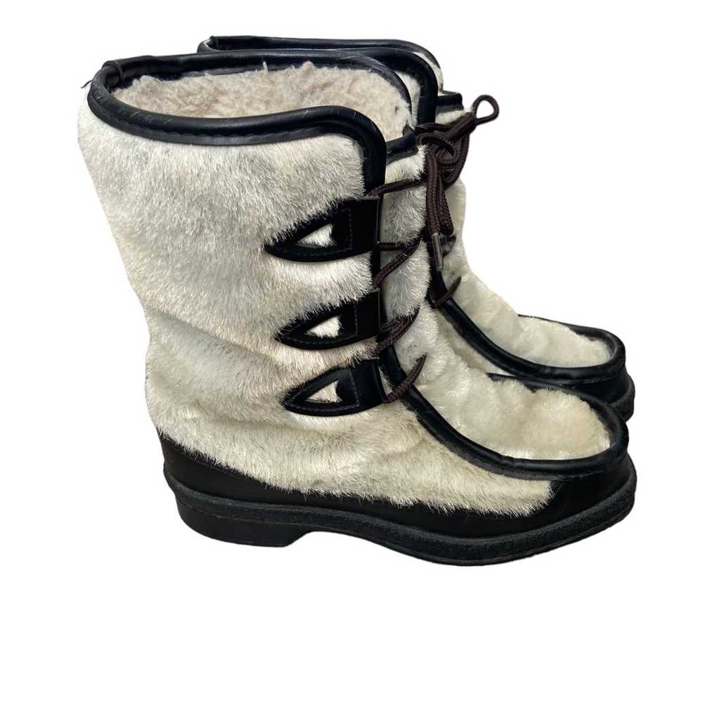 YODELERS Vintage Fur Yeti Snow Boots Women’s Size… - image 3