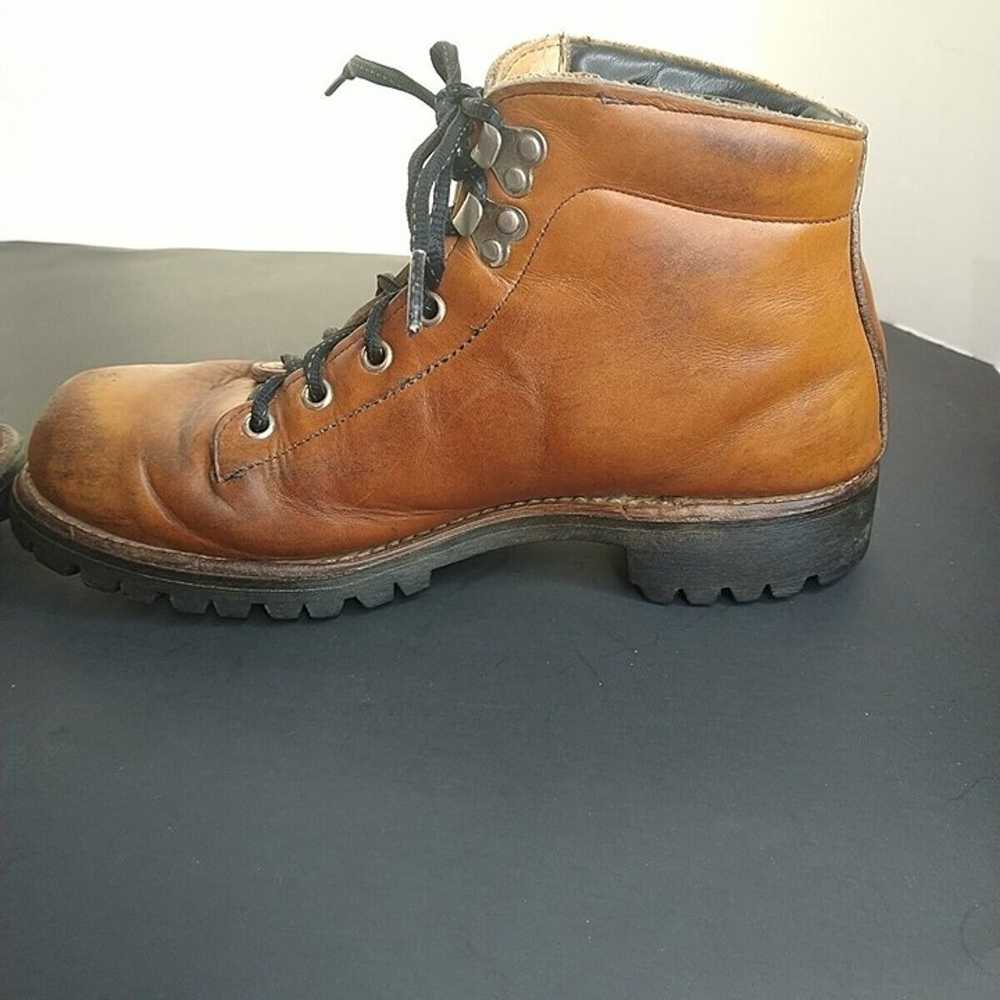 VTG 90s OLD SKOOL REI Women Boots Hiking Leather … - image 10