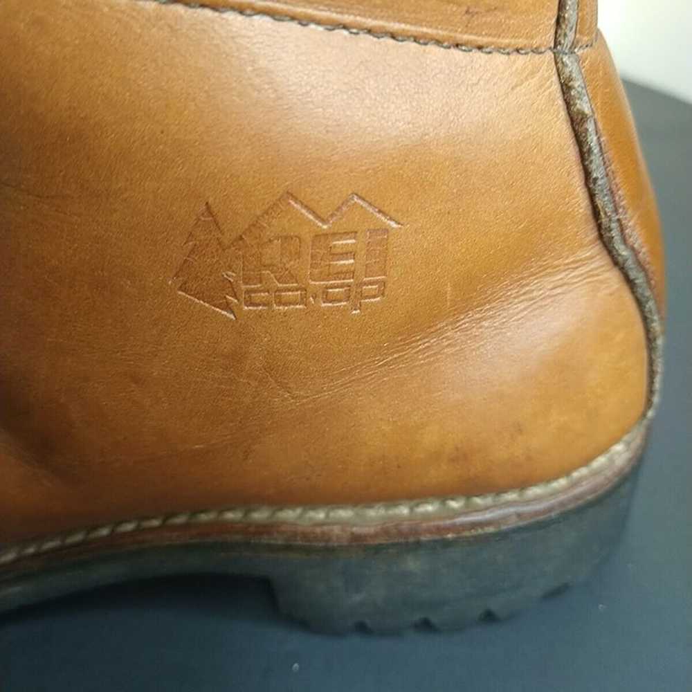 VTG 90s OLD SKOOL REI Women Boots Hiking Leather … - image 3