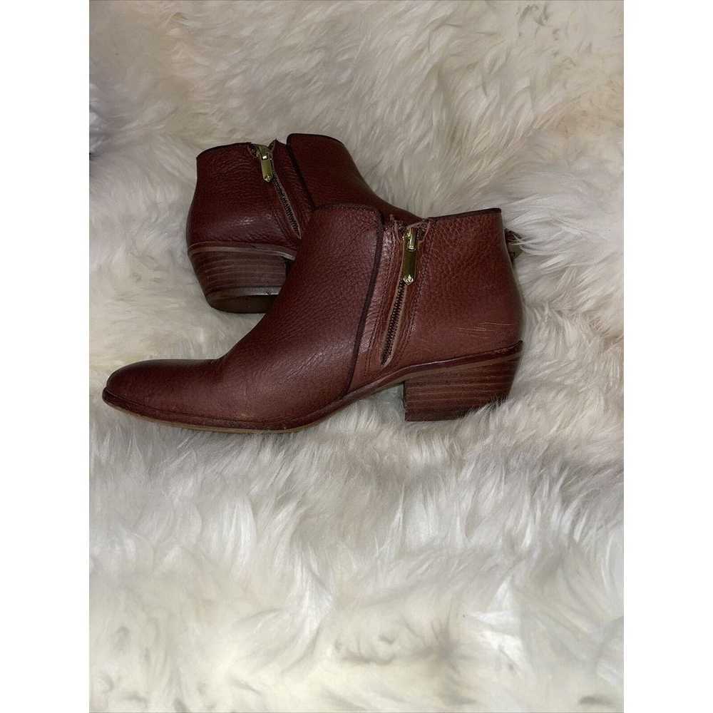 Sam Edelman Brown Leather Ankle Bootie W/ Side Zi… - image 5