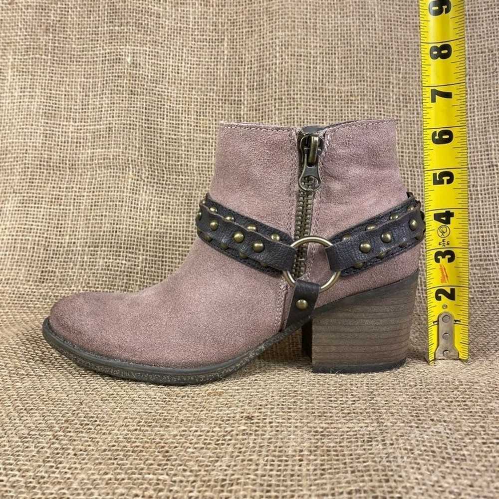 women’s ankle boots booties harness zip up leathe… - image 3