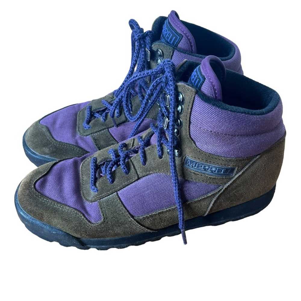 Vintage Merrell Eco Hike Hiking Boots Size Women'… - image 1