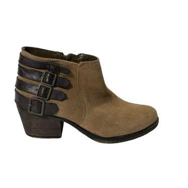 Crown Vintage Joie Belted Bootie Tan Side Side An… - image 1