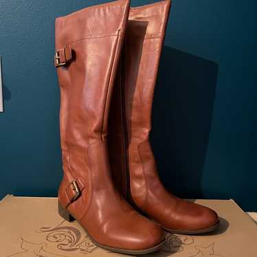 Nine West Leather Boots- wide calf - image 1