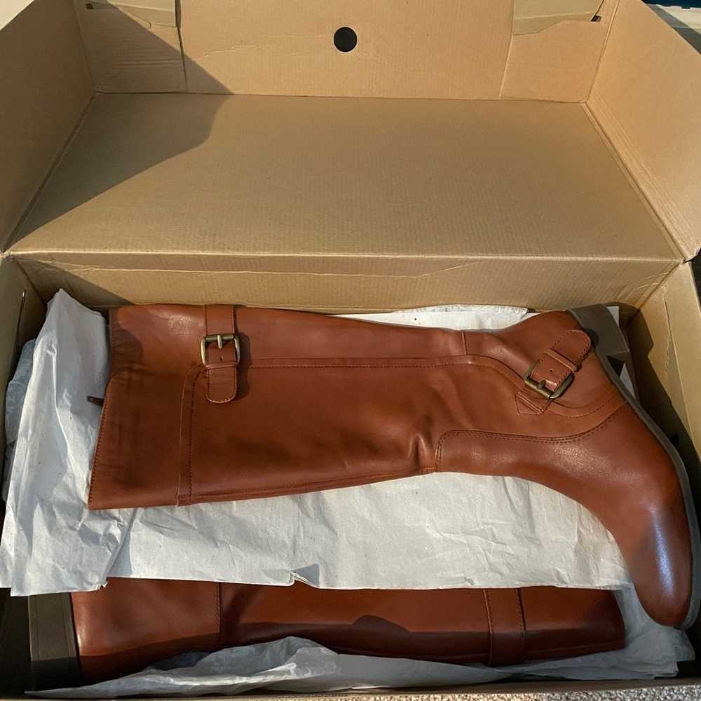 Nine West Leather Boots- wide calf - image 6