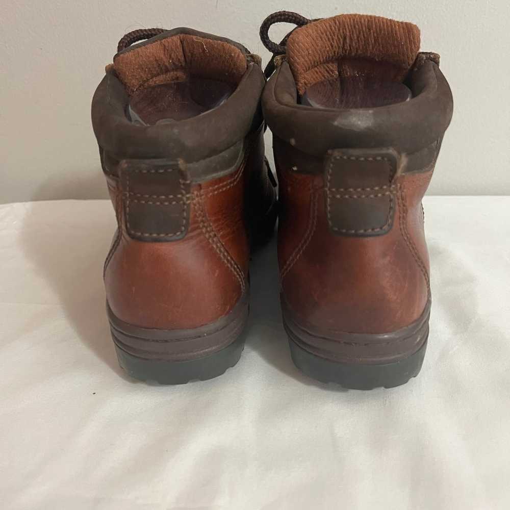 Timberland Boots VTG Womens Brown Leather Ankle L… - image 6