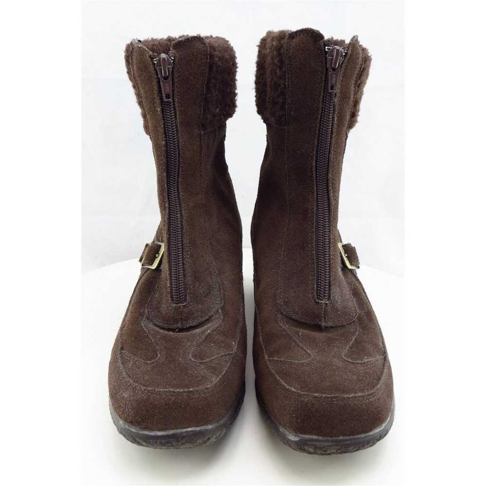 Sudini Mid-Calf Boots Women Zip Boot Sz 8.5 M Bro… - image 2