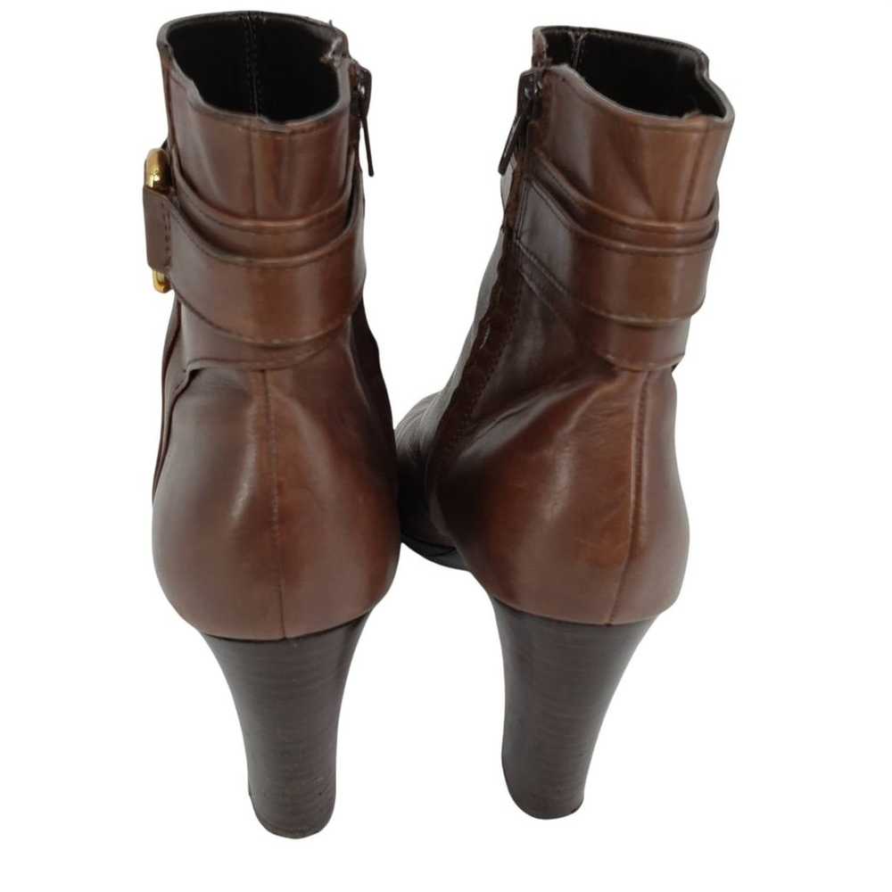 Ralph Lauren Women Ankle Boots Spring Leather Com… - image 12